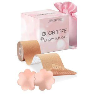 Boob Lift Tape for Large Breasts, Boobytape for Breast Lift Sweat-Proof Beige